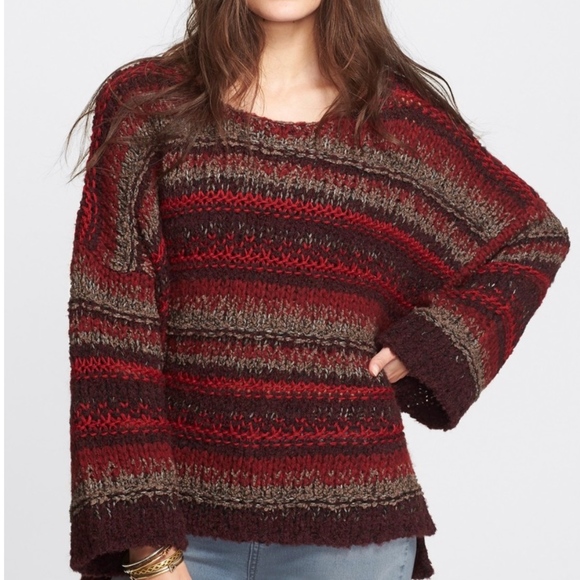 Free People Sweaters - Free People Slouchy Knit Pullover- Size Small
